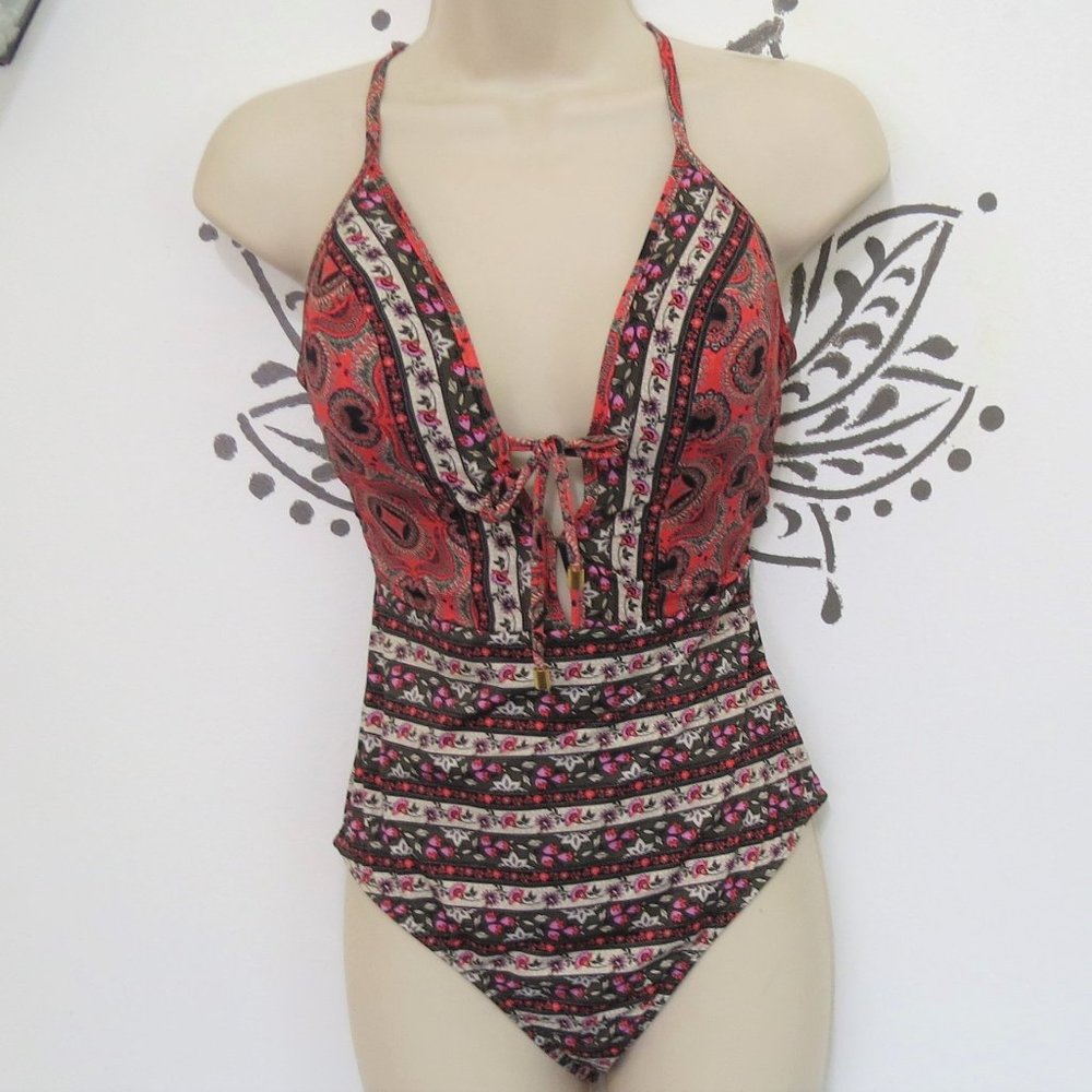 Jets Arabian Spice Low V-Neck Swimsuit 10 - Picture 2 of 3